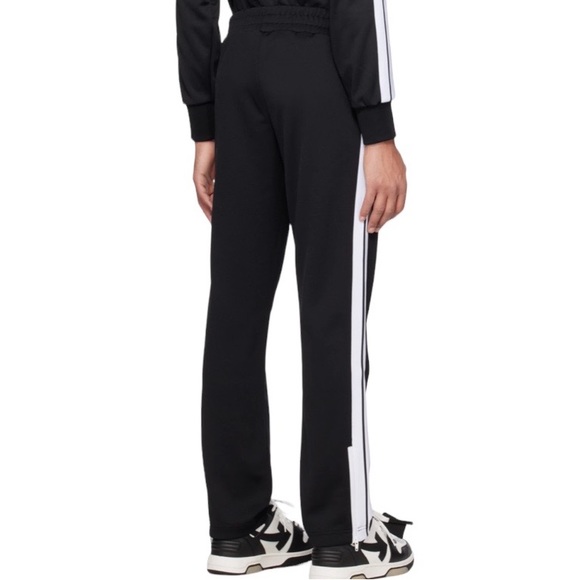 PALM ANGELS, Joggers in Black w/White striped trim at out-seams, NWOT, Med $300 - Picture 4 of 8